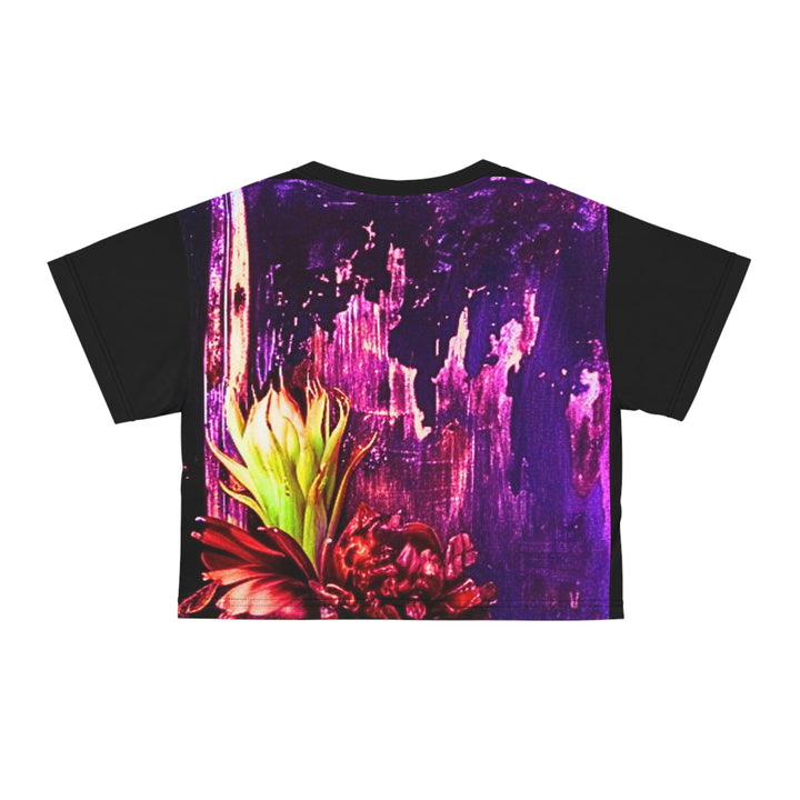 Framed Skull Crop Tee (AOP)