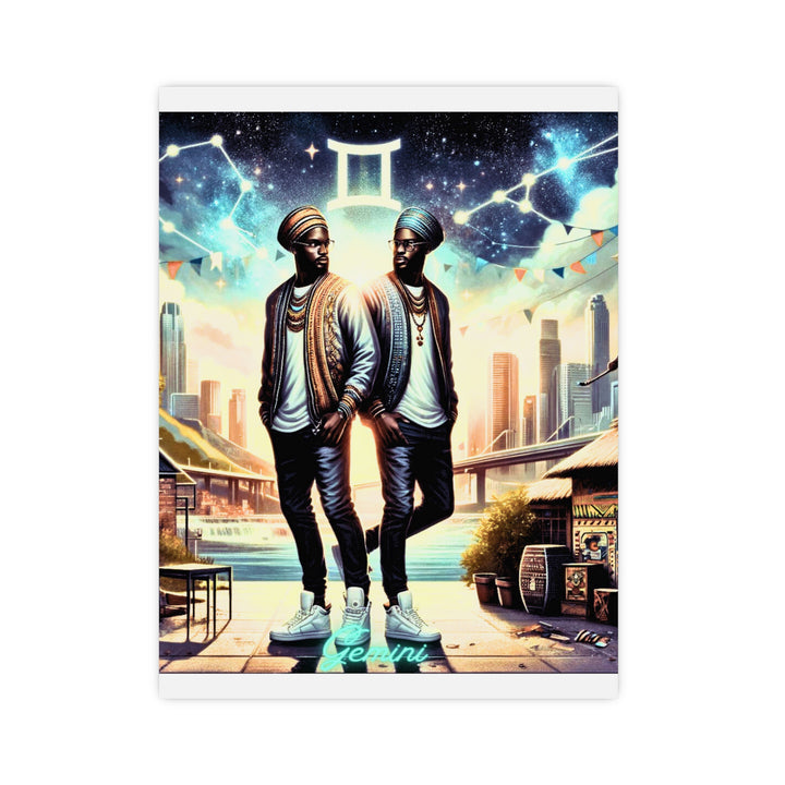Gemini Zodiac Matte Poster V.2