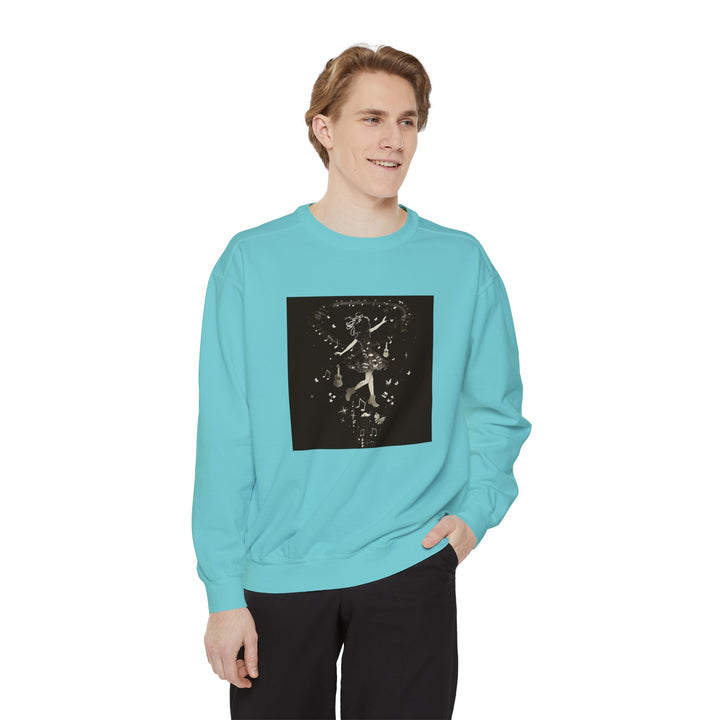 Music Inspired Unisex Garment-Dyed Sweatshirt