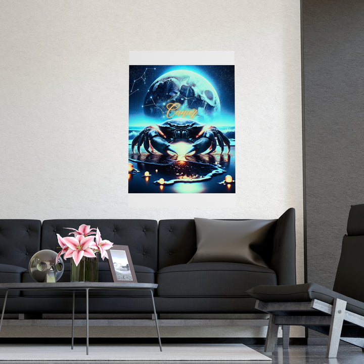 Cancer Zodiac Matte Poster