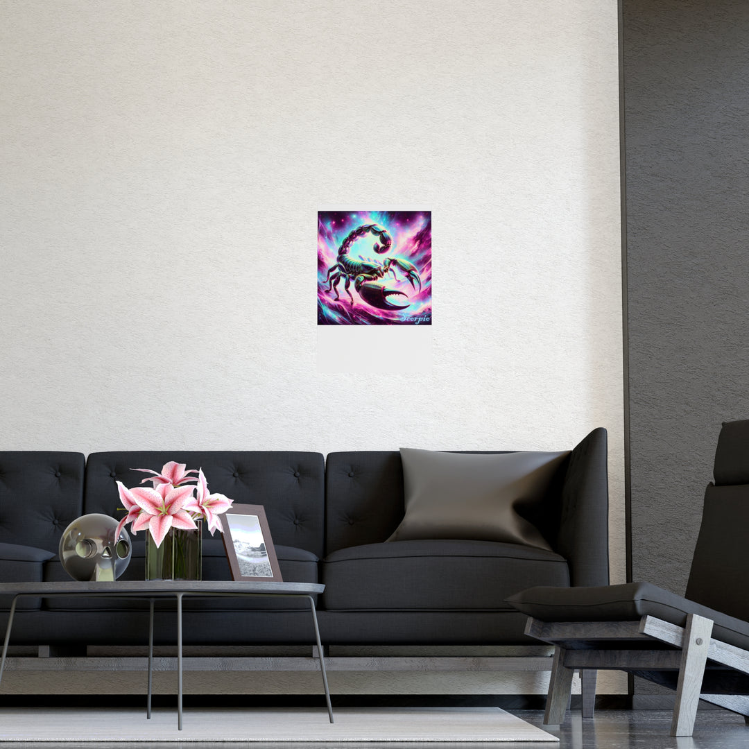 Scorpio Zodiac Matte Poster