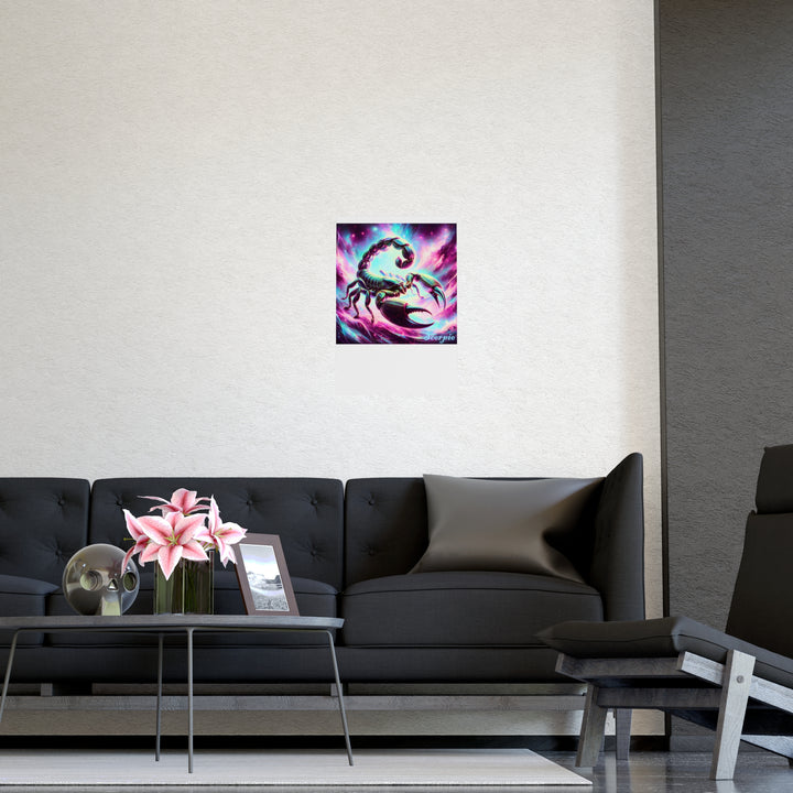 Scorpio Zodiac Matte Poster