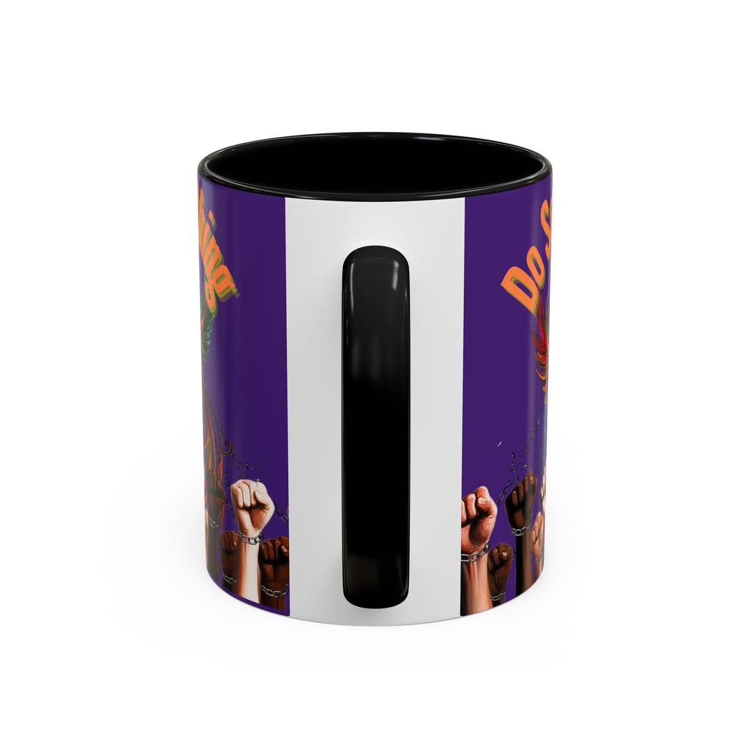 "Do Something" Phoenix & Fists Empowerment Coffee Mug –