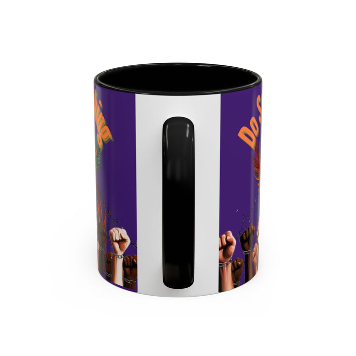 "Do Something" Phoenix & Fists Empowerment Coffee Mug –