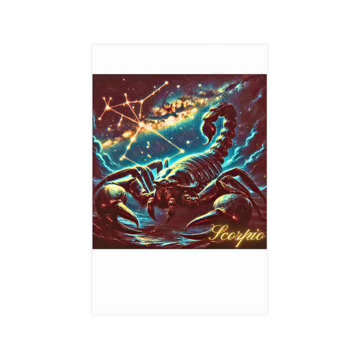 Scorpio Zodiac Matte Poster