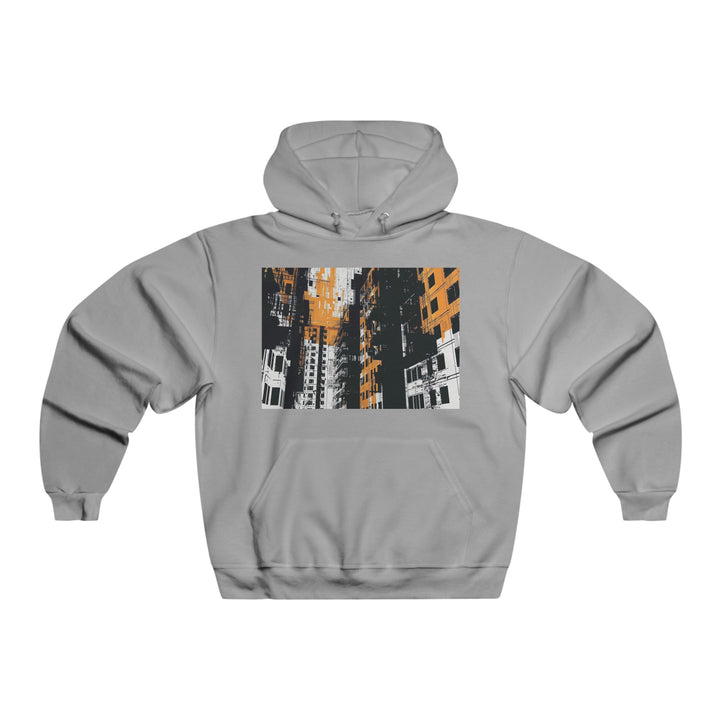 Urban City Men's Printed Hooded Sweatshirt