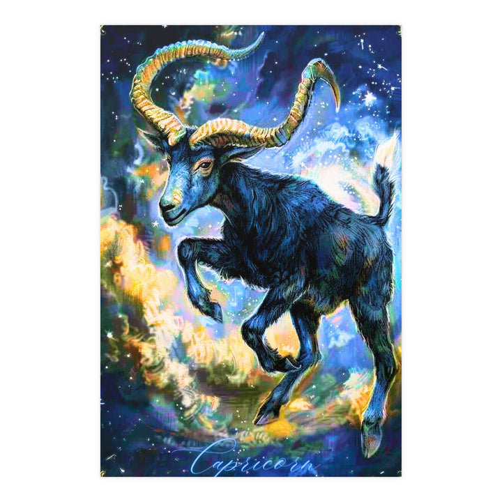 Capricorn Zodiac Matte Poster