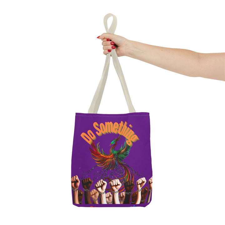 "Do Something" Phoenix & Fist Empowerment Tote Bag - Social Justice Collection