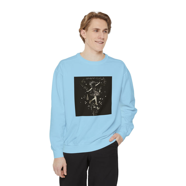 Music Inspired Unisex Garment-Dyed Sweatshirt