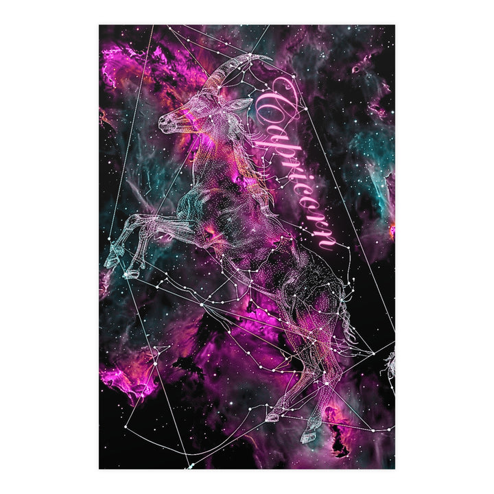 Capricorn Zodiac Matte Poster
