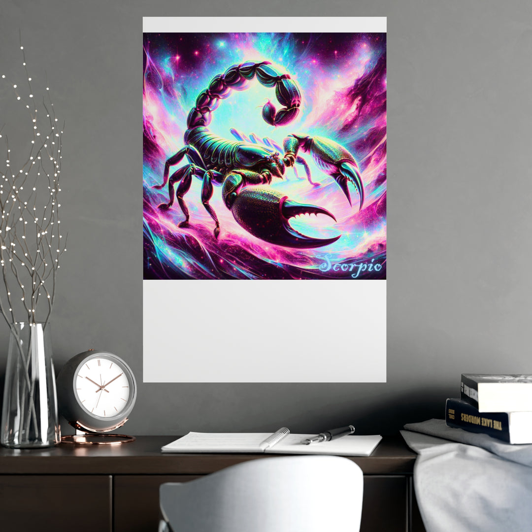 Scorpio Zodiac Matte Poster