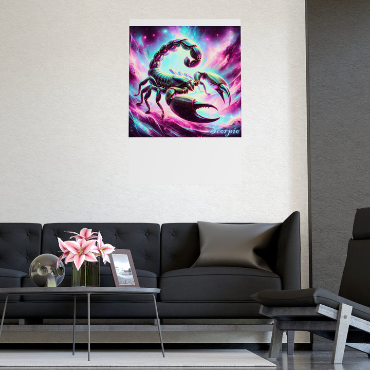 Scorpio Zodiac Matte Poster
