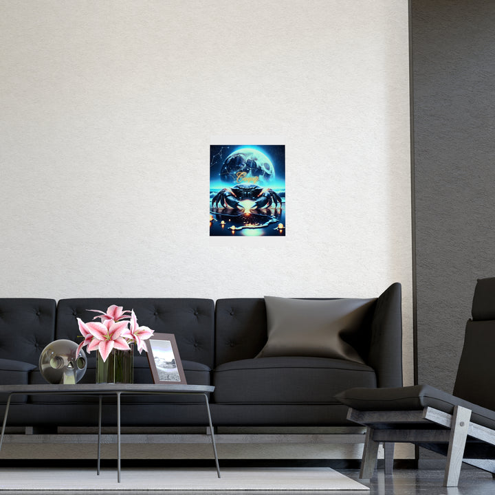 Cancer Zodiac Matte Poster