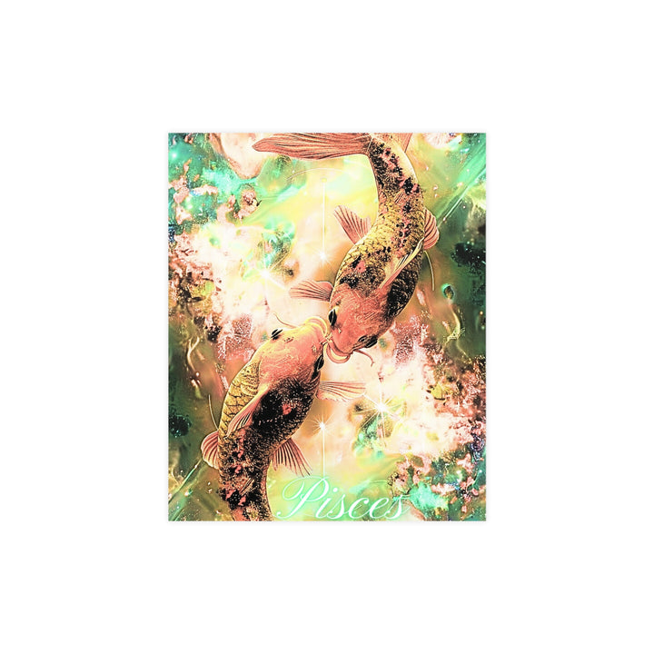 Pisces Zodiac Matte Poster