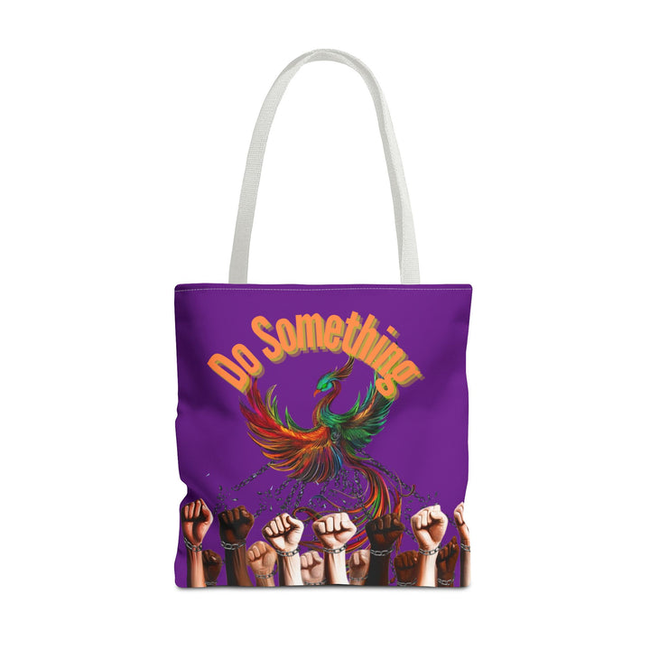 "Do Something" Phoenix & Fist Empowerment Tote Bag - Social Justice Collection