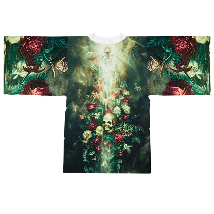 Ethereal Skeleton Long Sleeve Kimono Robe