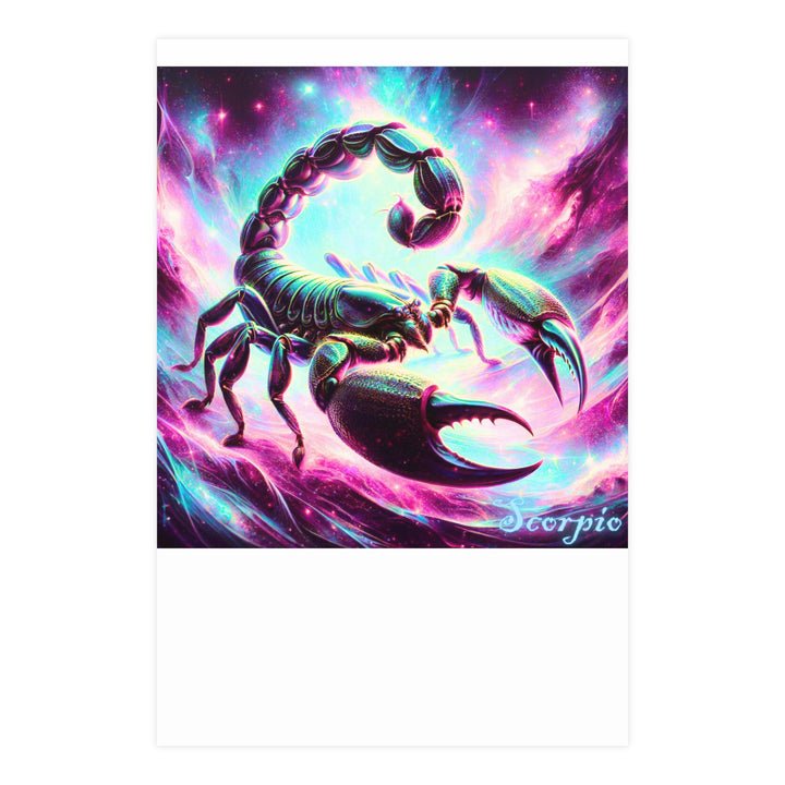 Scorpio Zodiac Matte Poster