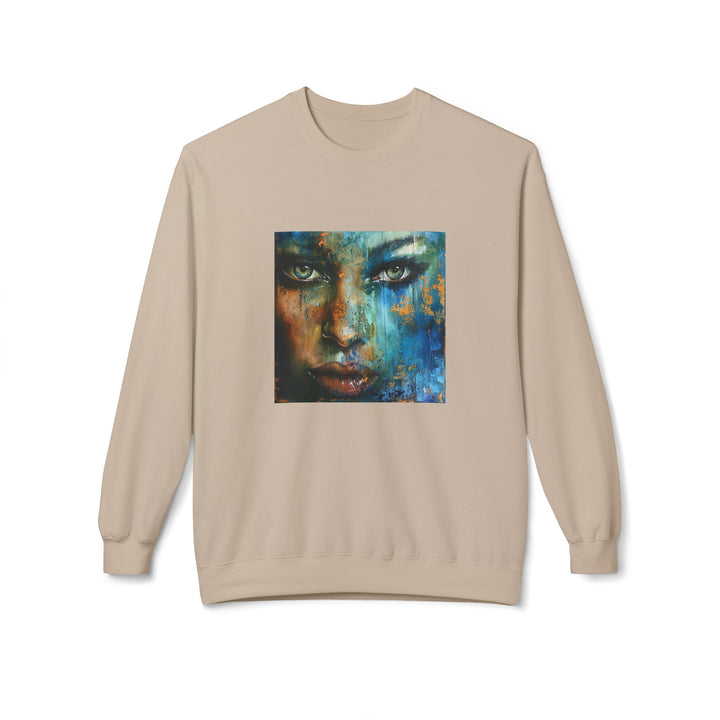 Glitter Woman Unisex Fleece Crewneck Sweatshirt
