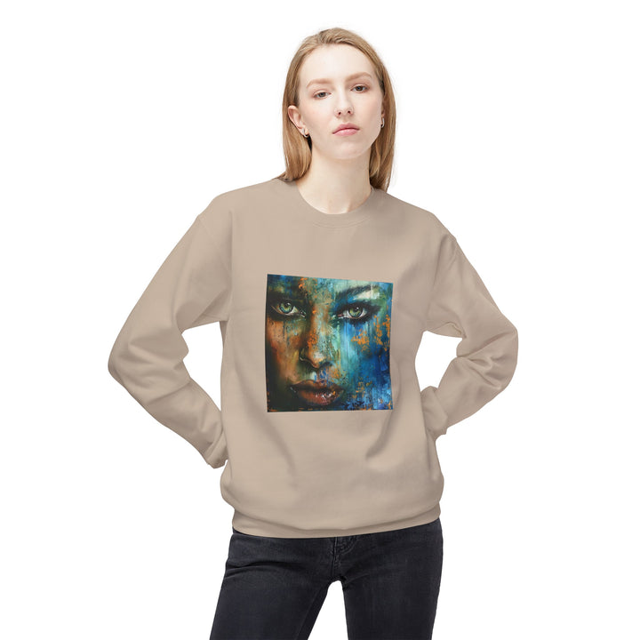 Glitter Woman Unisex Fleece Crewneck Sweatshirt