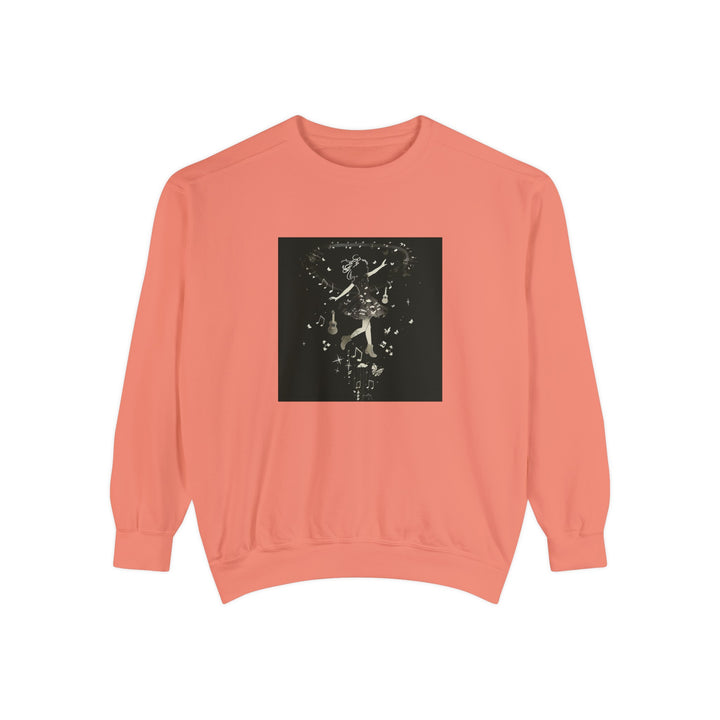 Music Inspired Unisex Garment-Dyed Sweatshirt