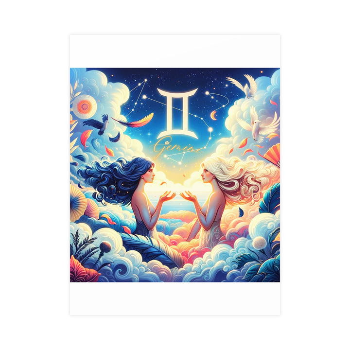 Gemini Zodiac Matte Poster V.3