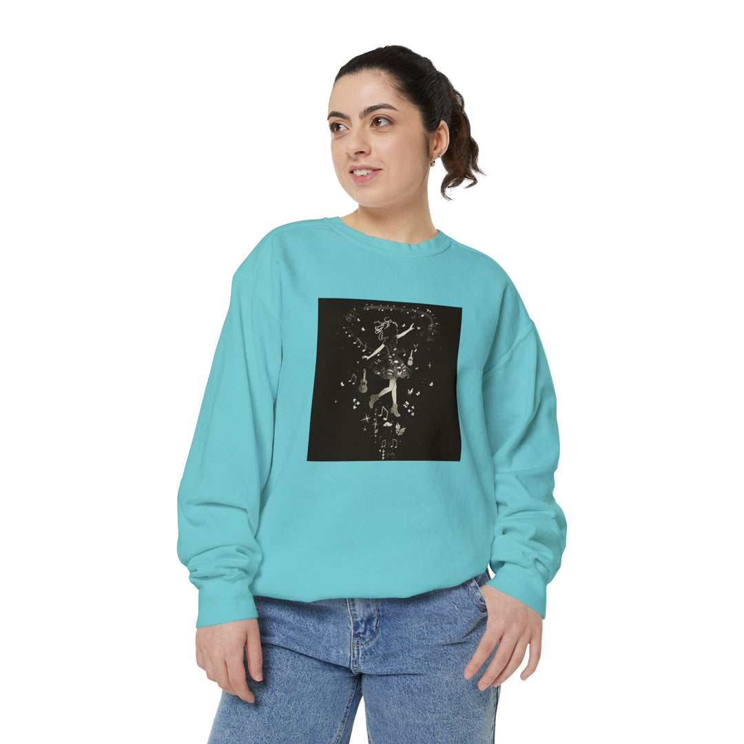 Music Inspired Unisex Garment-Dyed Sweatshirt