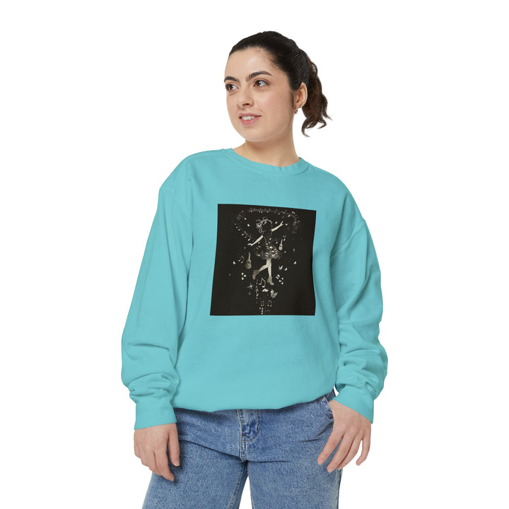 Music Inspired Unisex Garment-Dyed Sweatshirt