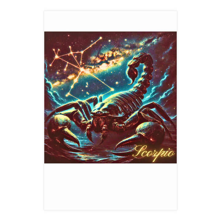 Scorpio Zodiac Matte Poster