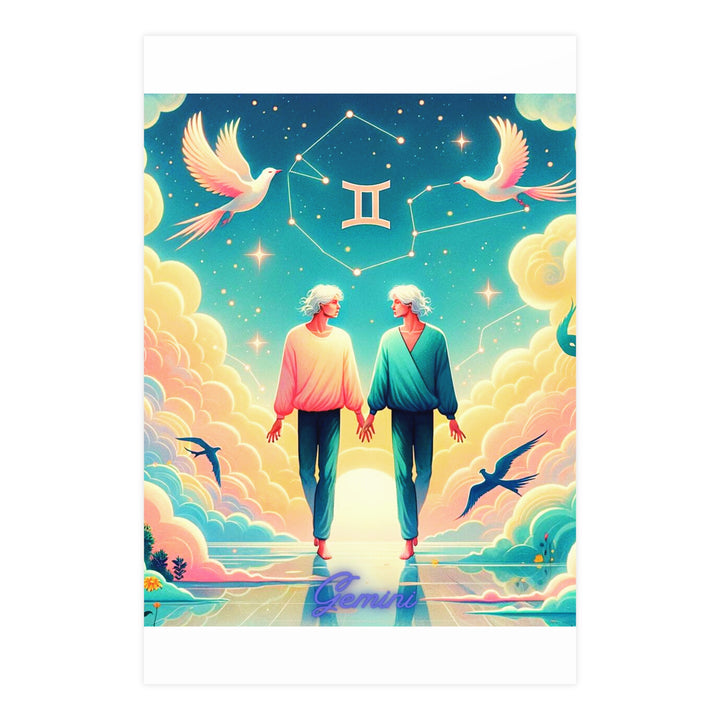 Gemini Zodiac Matte Poster V.1