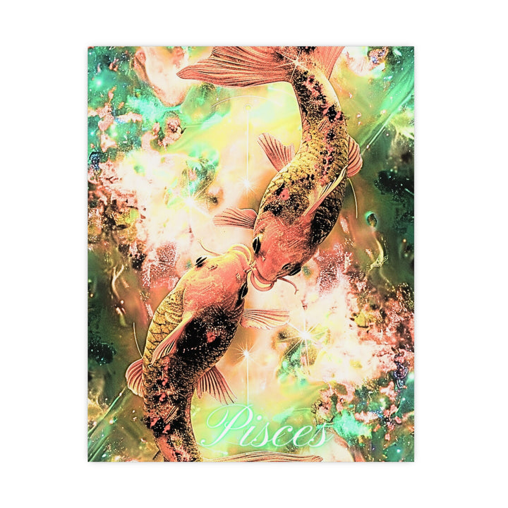 Pisces Zodiac Matte Poster