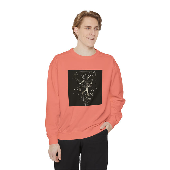 Music Inspired Unisex Garment-Dyed Sweatshirt