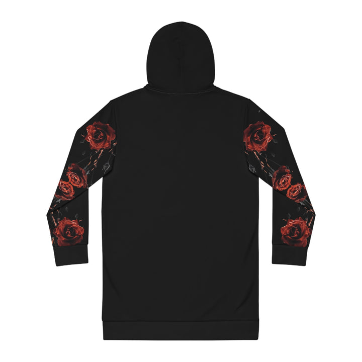 Skull and Roses Women's Hoodie Dress