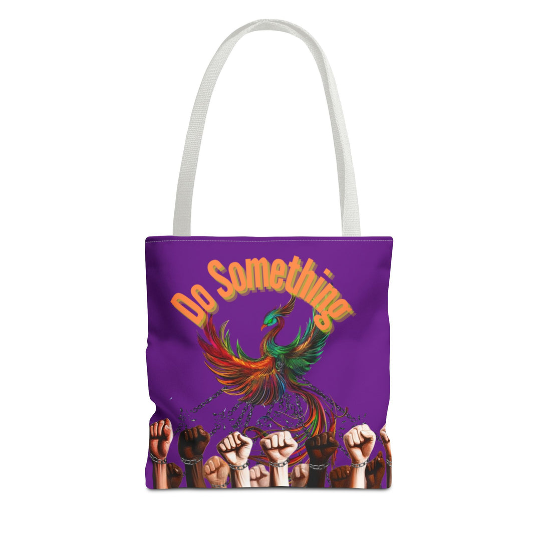 "Do Something" Phoenix & Fist Empowerment Tote Bag - Social Justice Collection