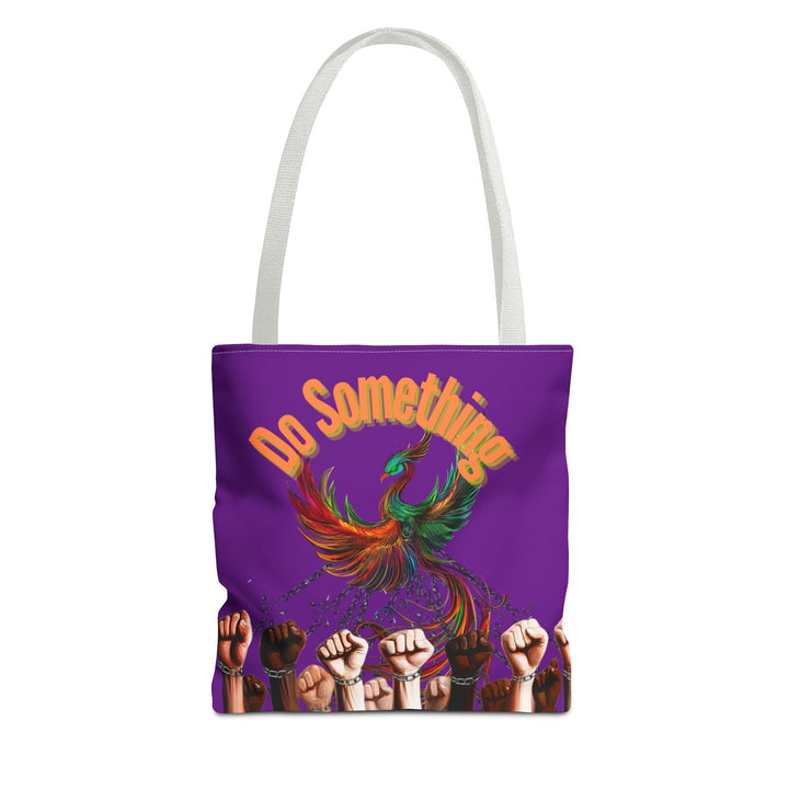 "Do Something" Phoenix & Fist Empowerment Tote Bag - Social Justice Collection