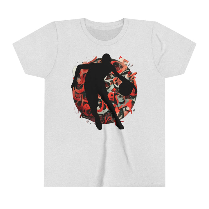 Basketball Silhouette Youth Short Sleeve Tee