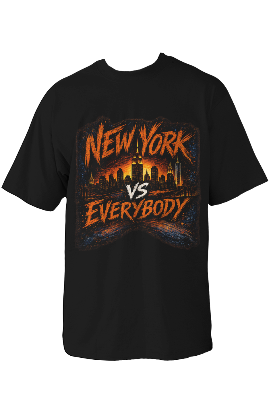 NEW YORK VS EVERYBODY|Oversized Heavyweight T Shirt