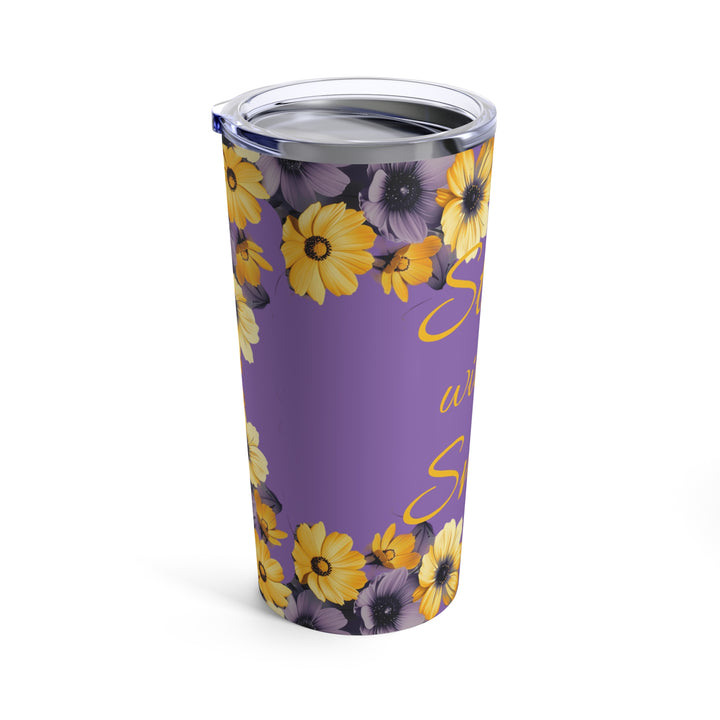 Start with a Smile Daisy Tumbler 20oz