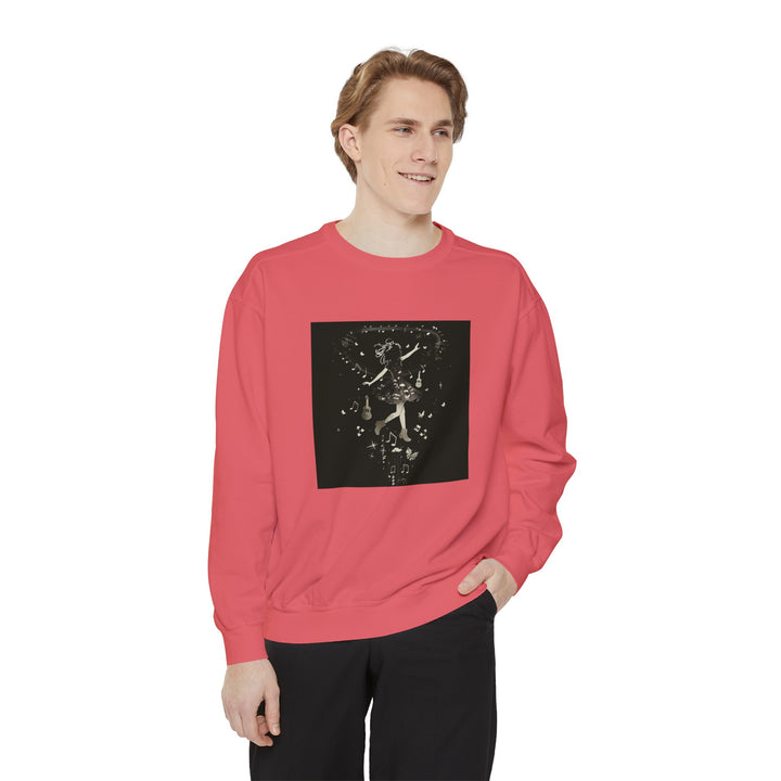 Music Inspired Unisex Garment-Dyed Sweatshirt