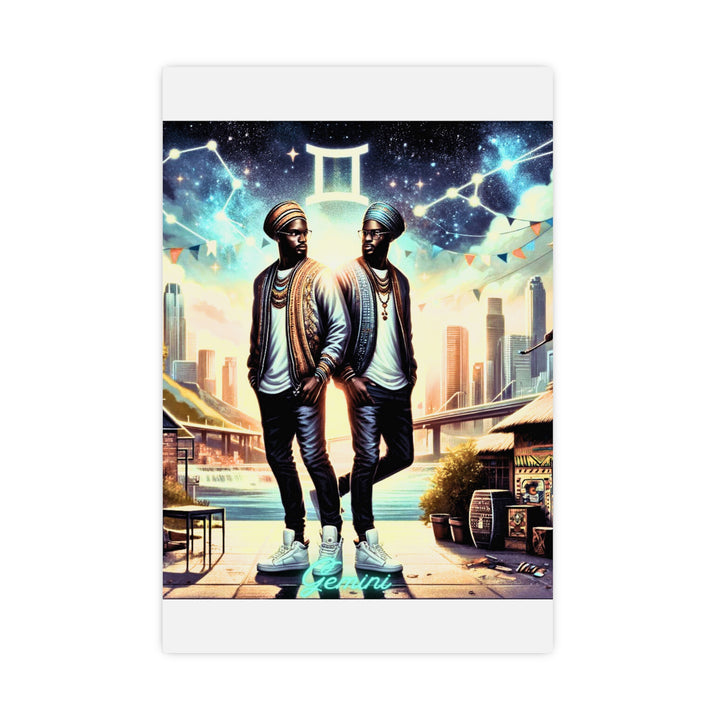Gemini Zodiac Matte Poster V.2