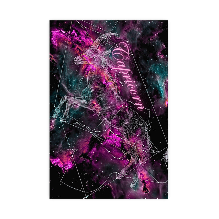 Capricorn Zodiac Matte Poster