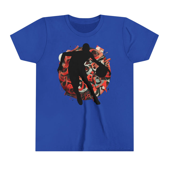 Basketball Silhouette Youth Short Sleeve Tee