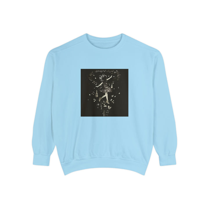 Music Inspired Unisex Garment-Dyed Sweatshirt