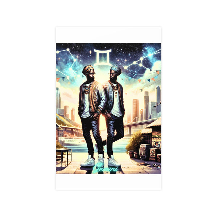 Gemini Zodiac Matte Poster V.2