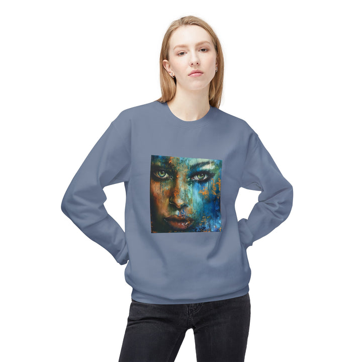 Glitter Woman Unisex Fleece Crewneck Sweatshirt