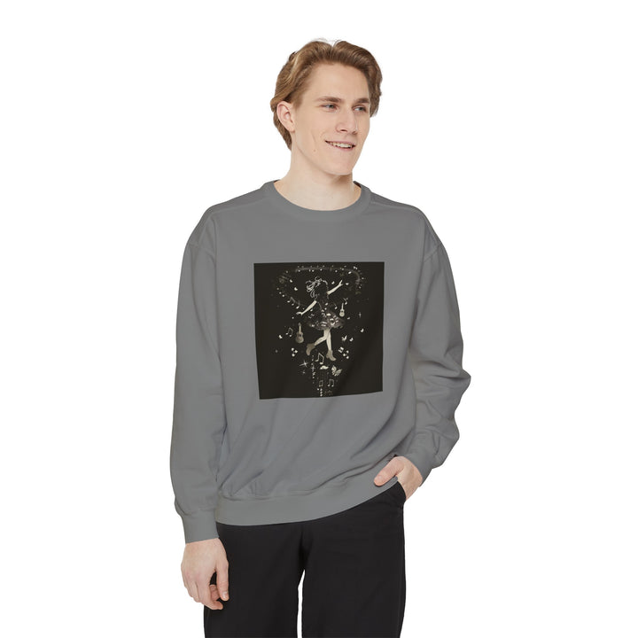 Music Inspired Unisex Garment-Dyed Sweatshirt