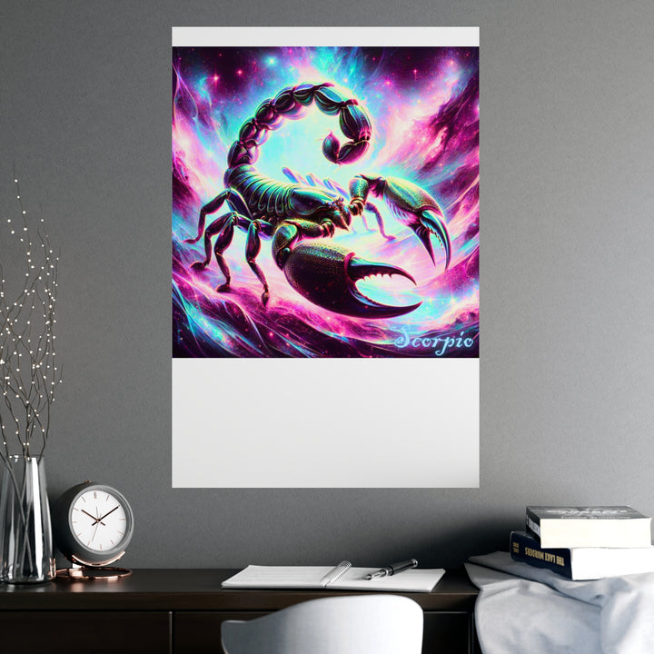 Scorpio Zodiac Matte Poster