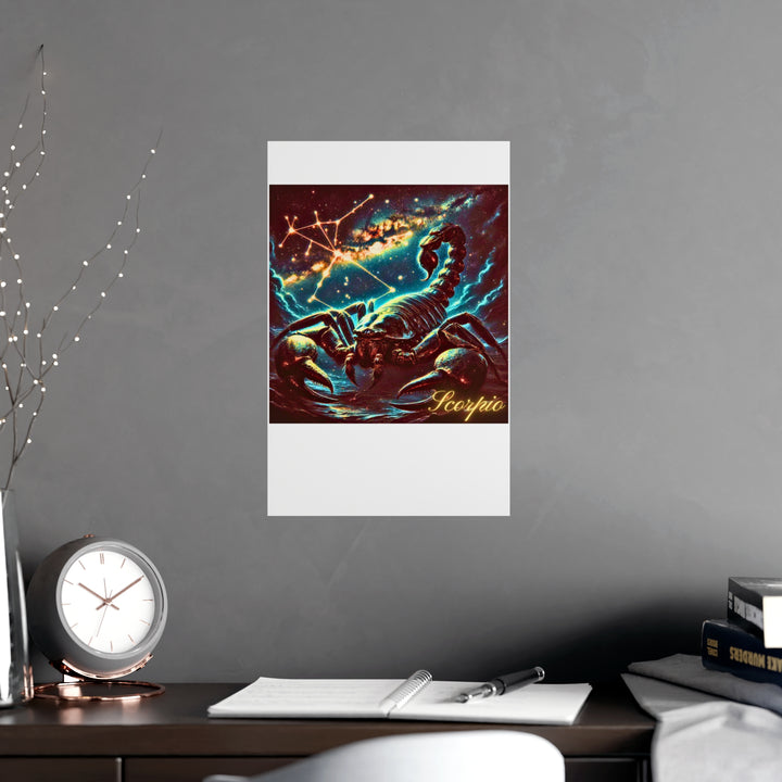 Scorpio Zodiac Matte Poster