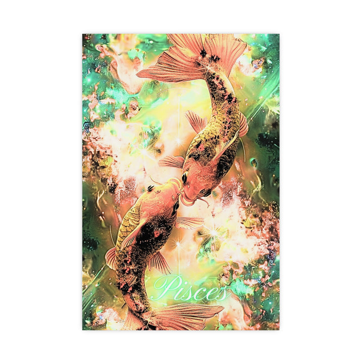 Pisces Zodiac Matte Poster