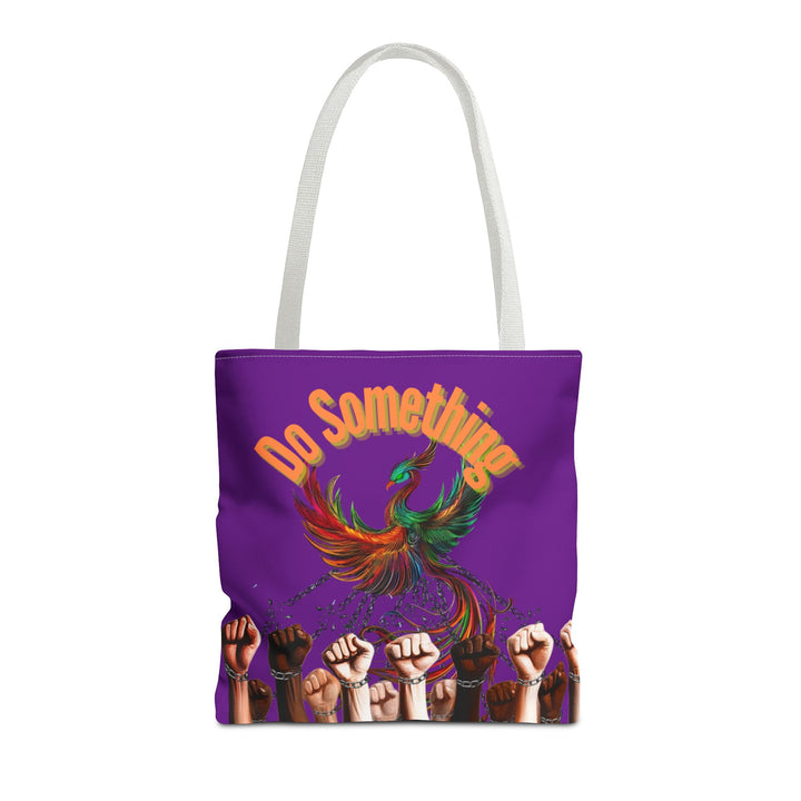 "Do Something" Phoenix & Fist Empowerment Tote Bag - Social Justice Collection