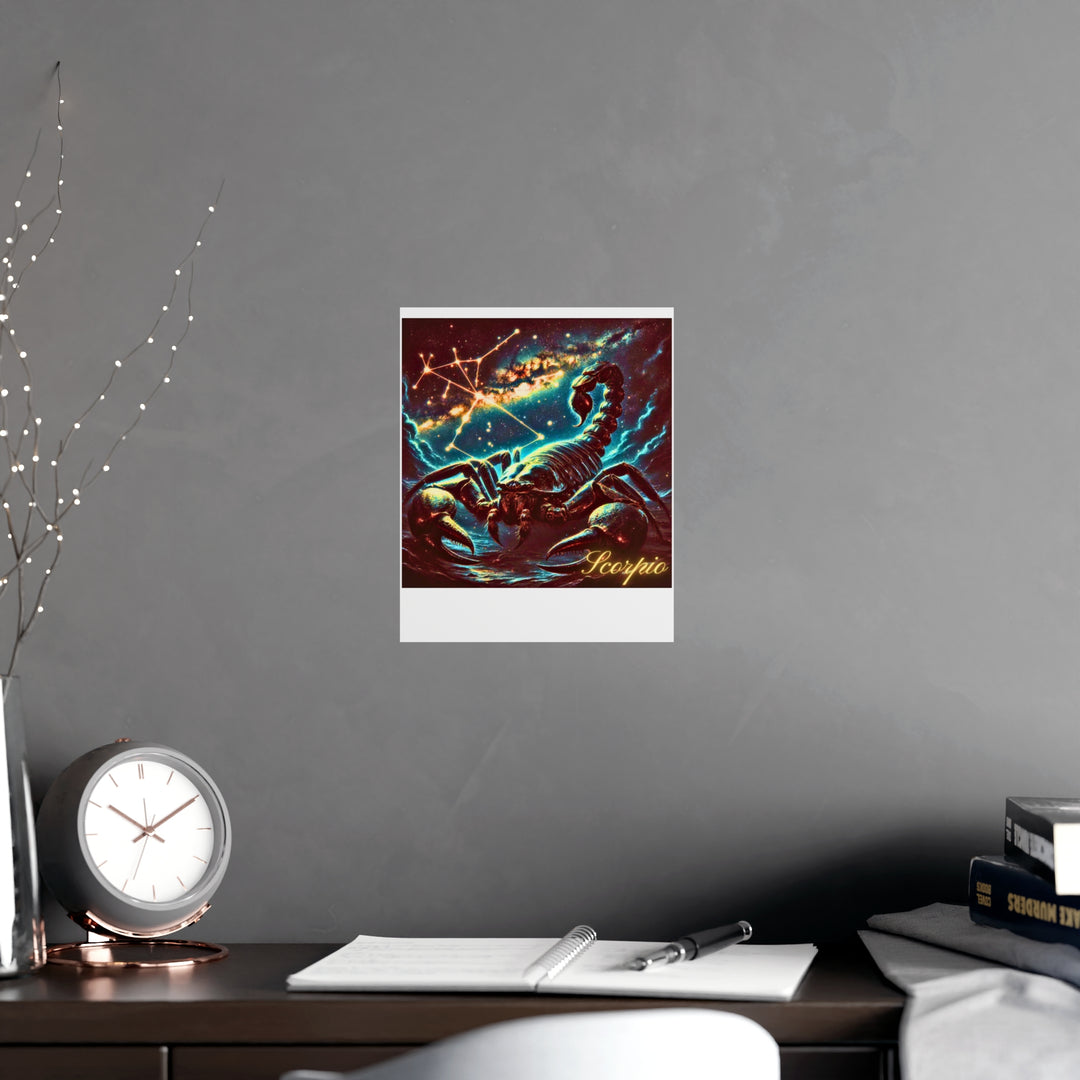 Scorpio Zodiac Matte Poster